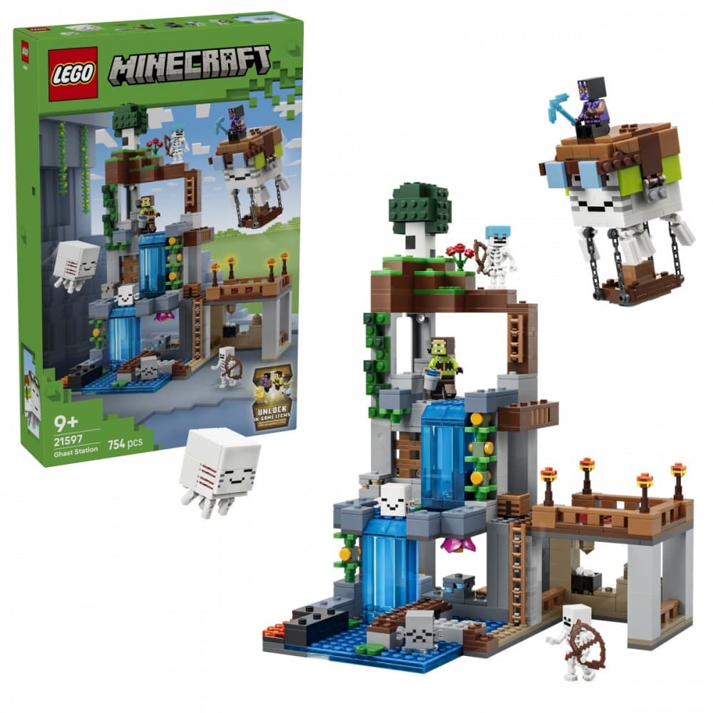 LEGO Minecraft Stacja Ghasta 21597 - gradnja in pustolovščine 4