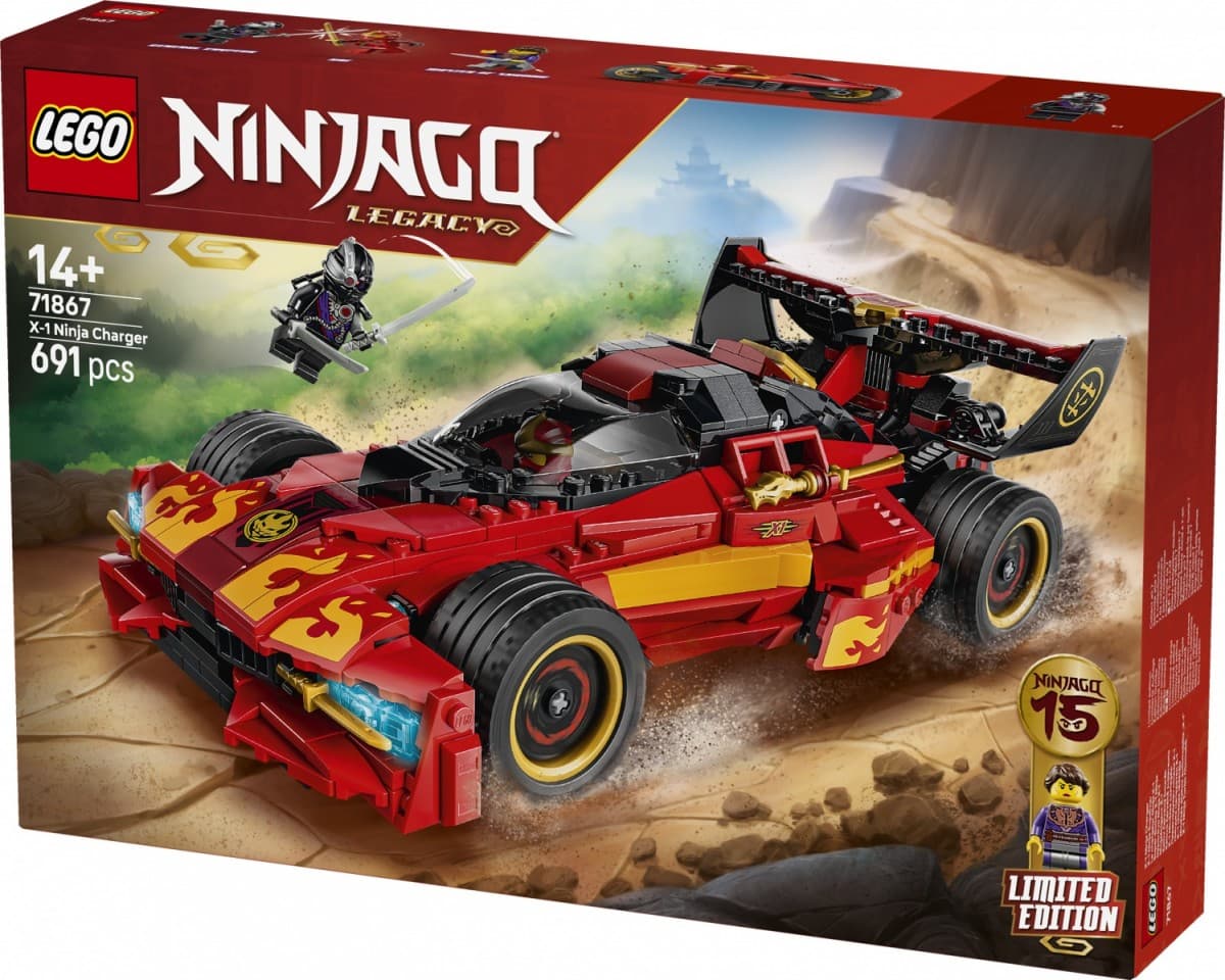LEGO Ninjago 71867 Ninja lovilec X-1 - 15. obletnica 3