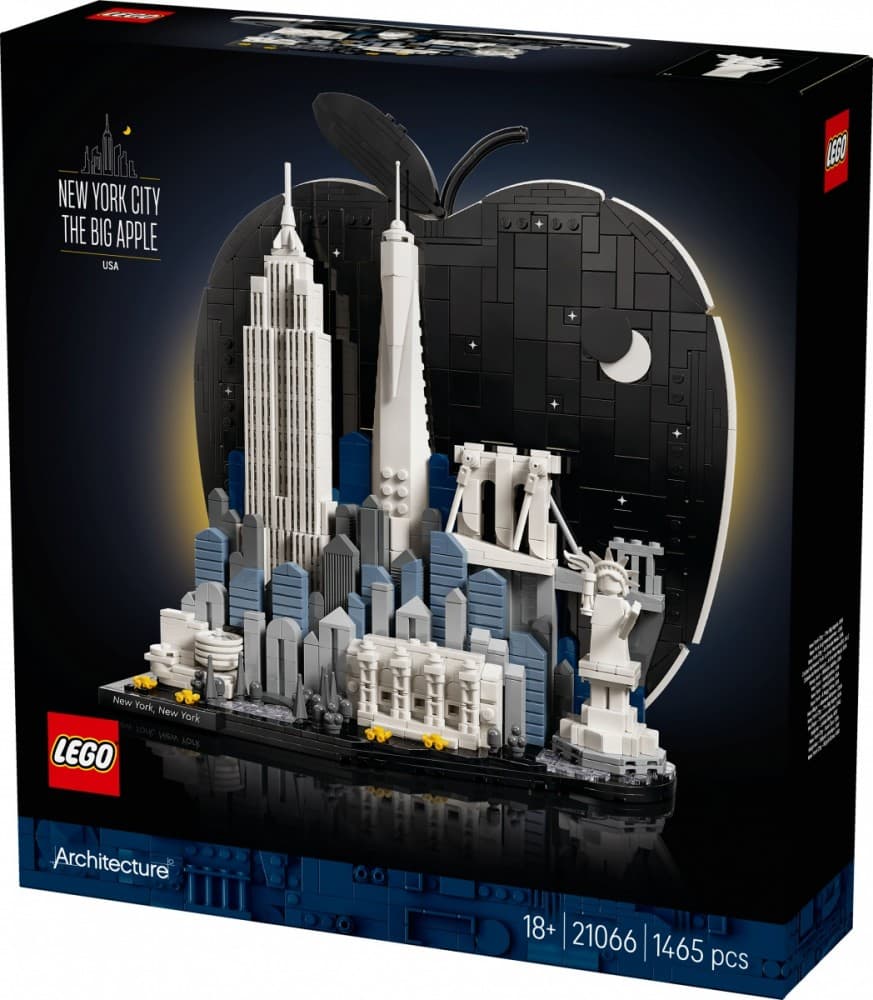 LEGO Architecture 21066 New York - Veliko Jabolko panoramski pogled 2