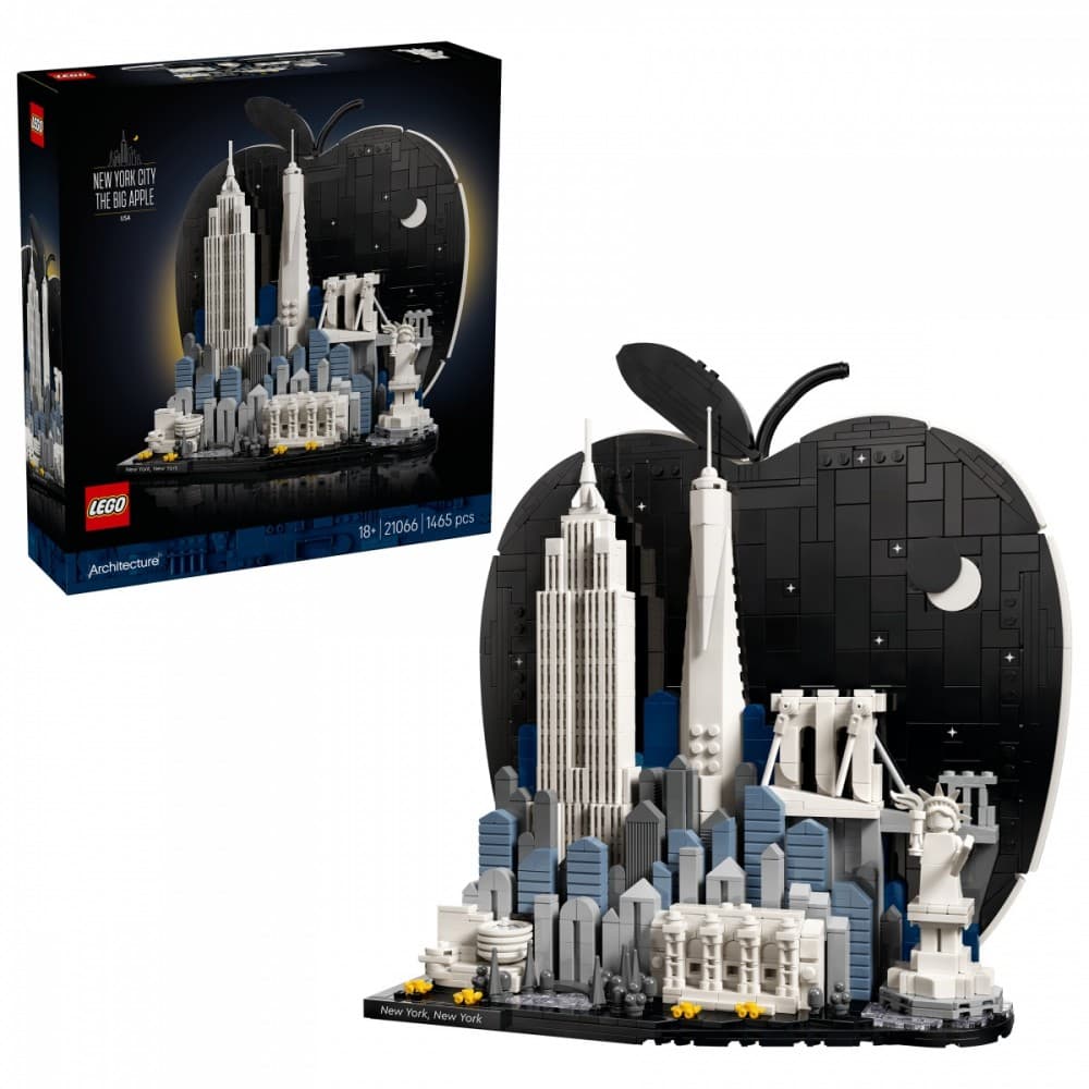 LEGO Architecture 21066 New York - Veliko Jabolko panoramski pogled 4
