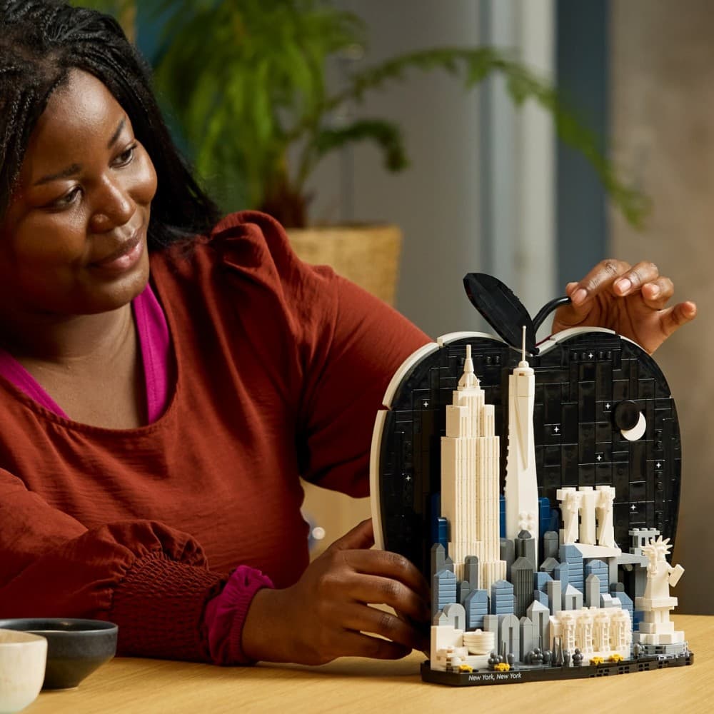 LEGO Architecture 21066 New York - Veliko Jabolko panoramski pogled 6