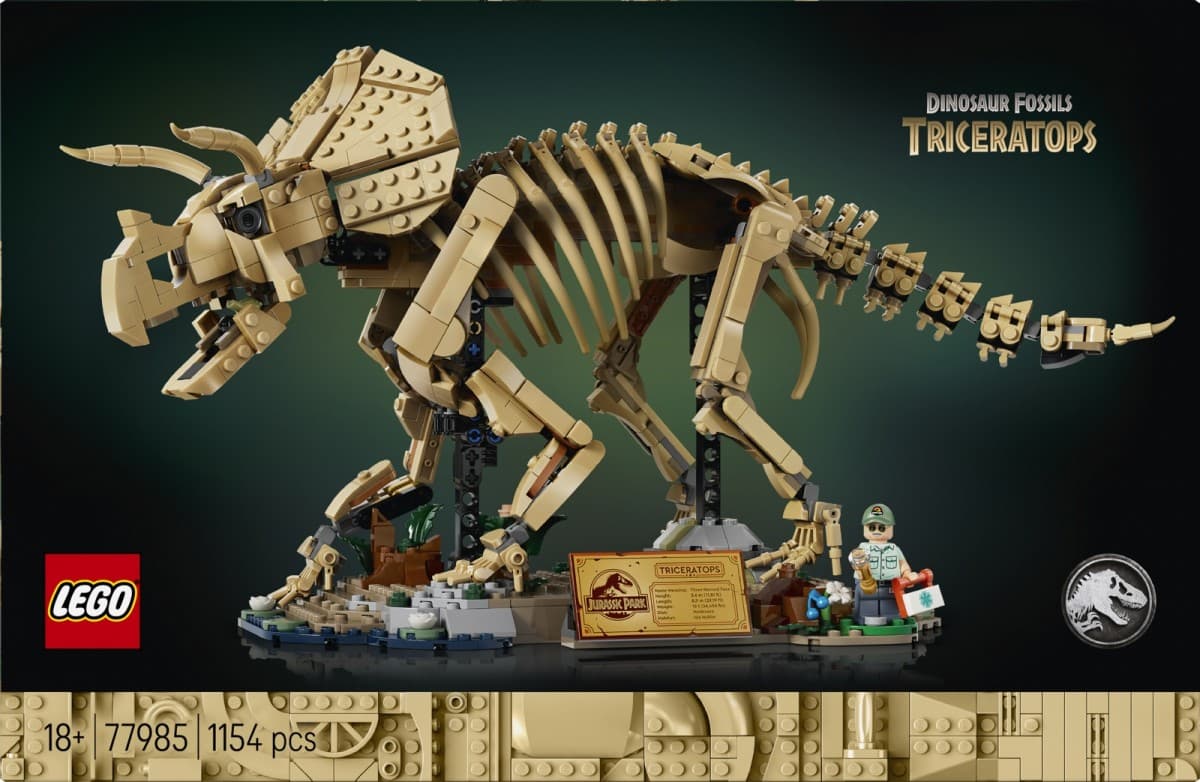 LEGO Jurassic World 77985 – Triceratopsov okostnjak 2