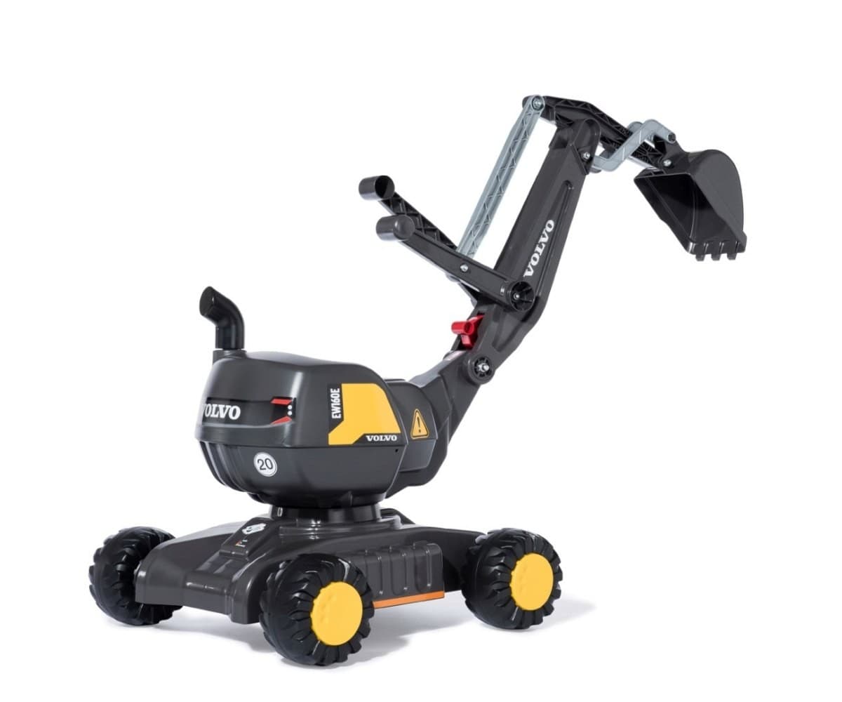 Vozilo na potiskanje - vrtljiva bager Volvo, Rolly Toys 2