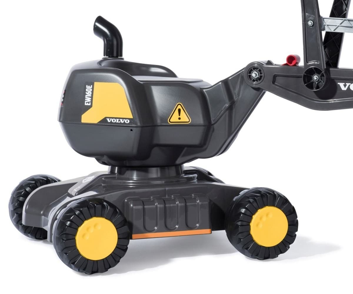 Vozilo na potiskanje - vrtljiva bager Volvo, Rolly Toys 3