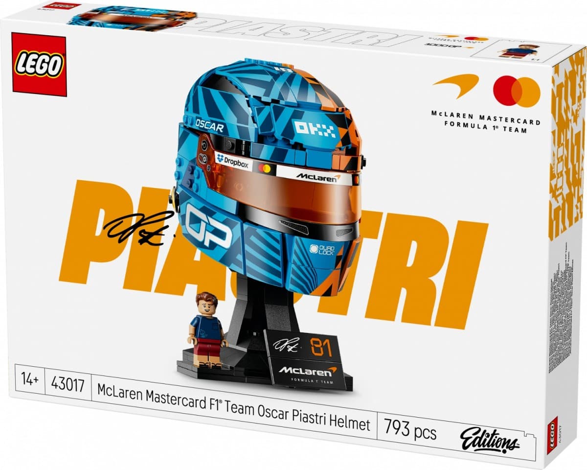 LEGO Editions 43017 Kask Oscar Piastri McLaren 2