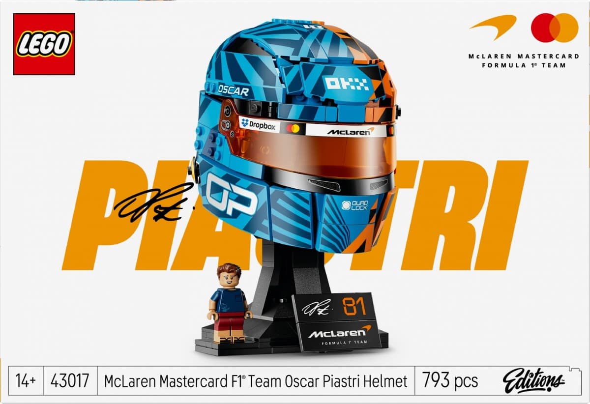 LEGO Editions 43017 Kask Oscar Piastri McLaren 3