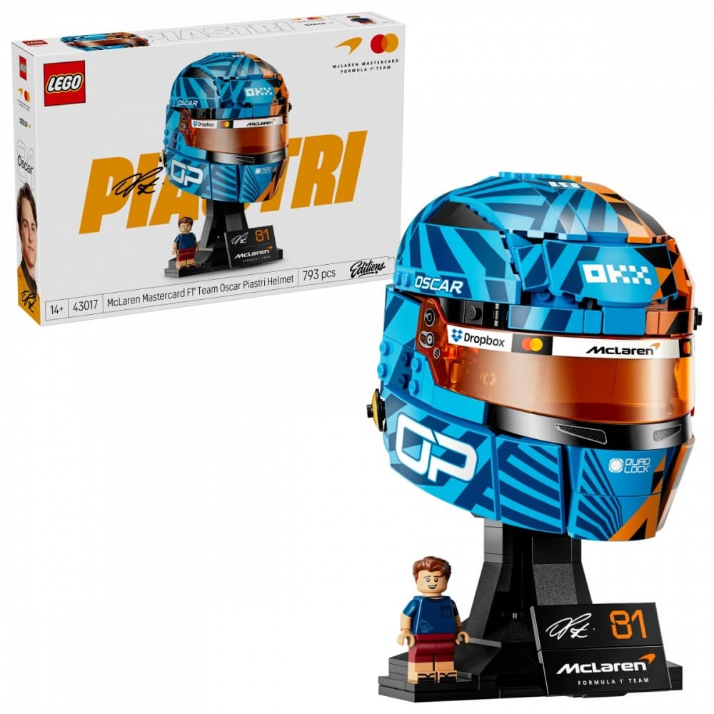 LEGO Editions 43017 Kask Oscar Piastri McLaren 4