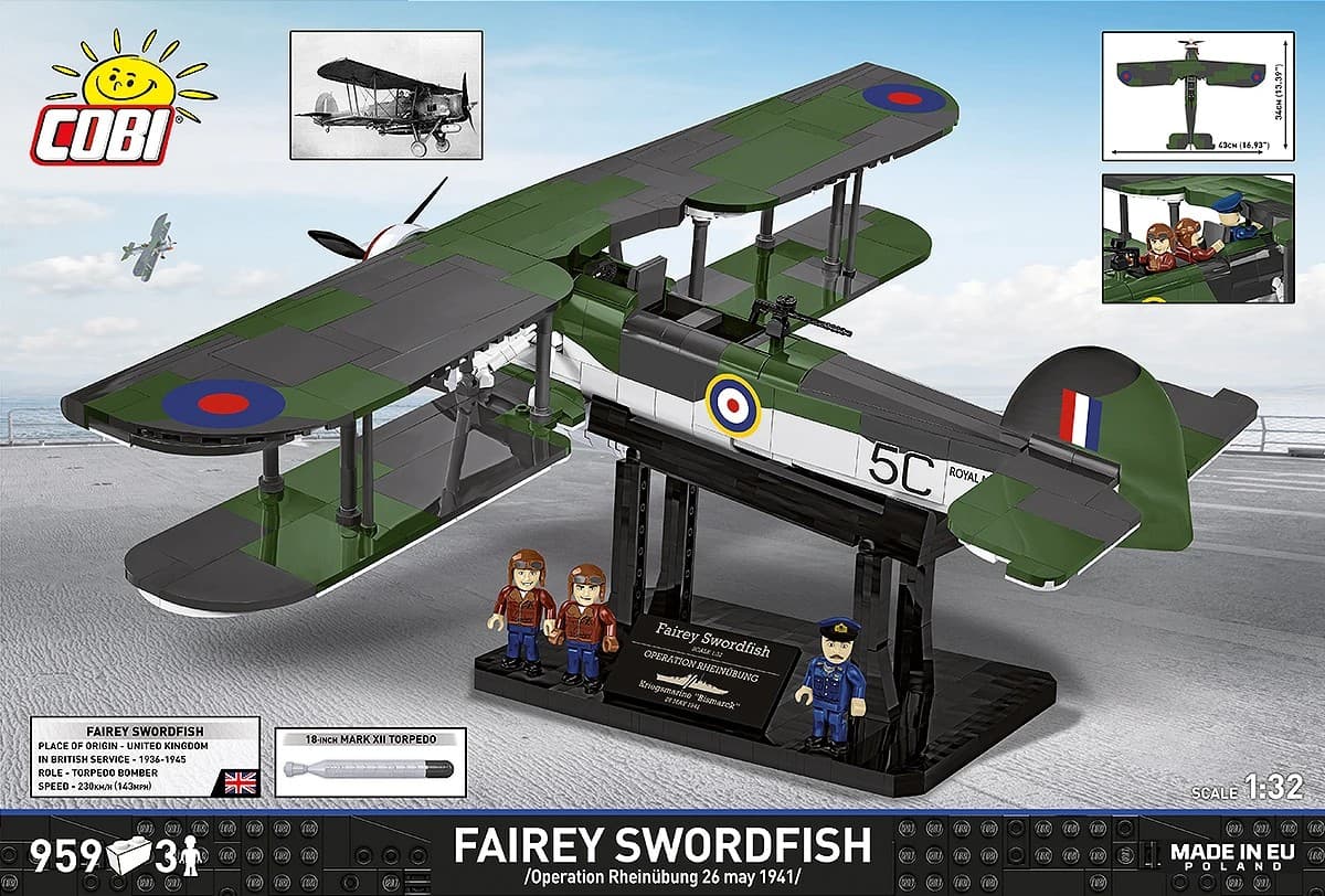COBI Kocke: Fairey Swordfish - Executive Edition (959 kosov) 3