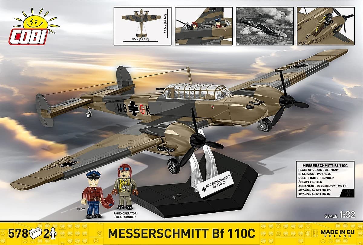 COBI Kocke Messerschmitt BF 110C, 578 kock 5