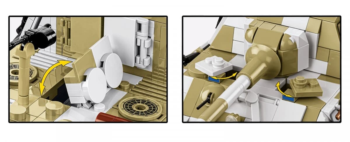 COBI Kocke Panzerjager Tiger Ausf. B Jagdtiger 1:28 2