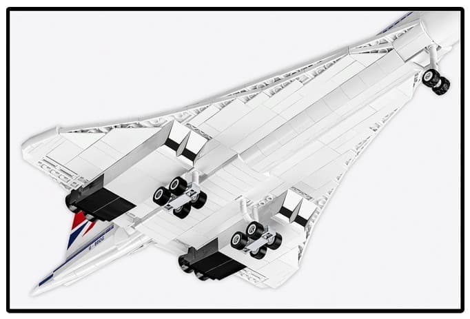 COBI KOCKE Model letala Concorde G-BBBDG (518 el.) 5