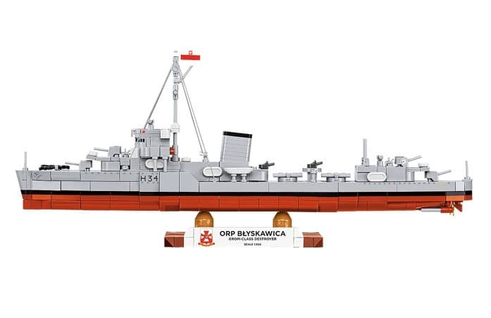 Gradbeni bloki COBI ORP Błyskawica (664 delov) 7