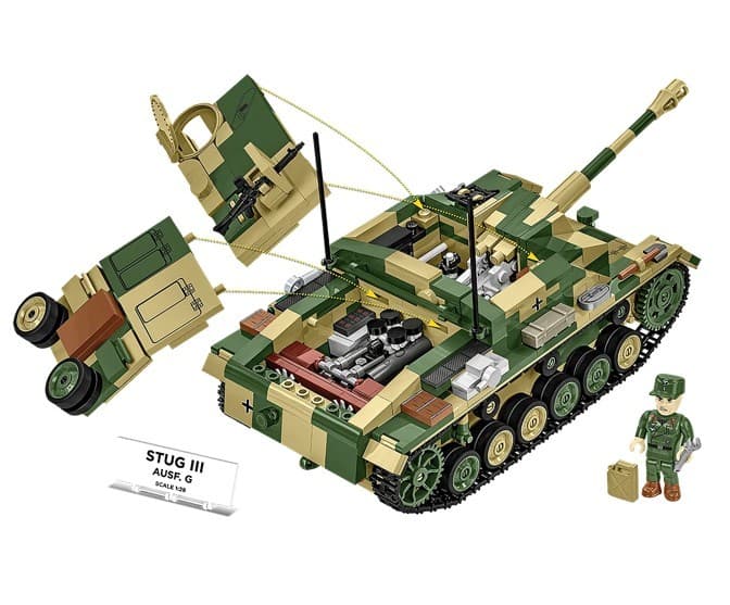 Gradbeni bloki COBI Stug III Ausf. G (955 delov) 7