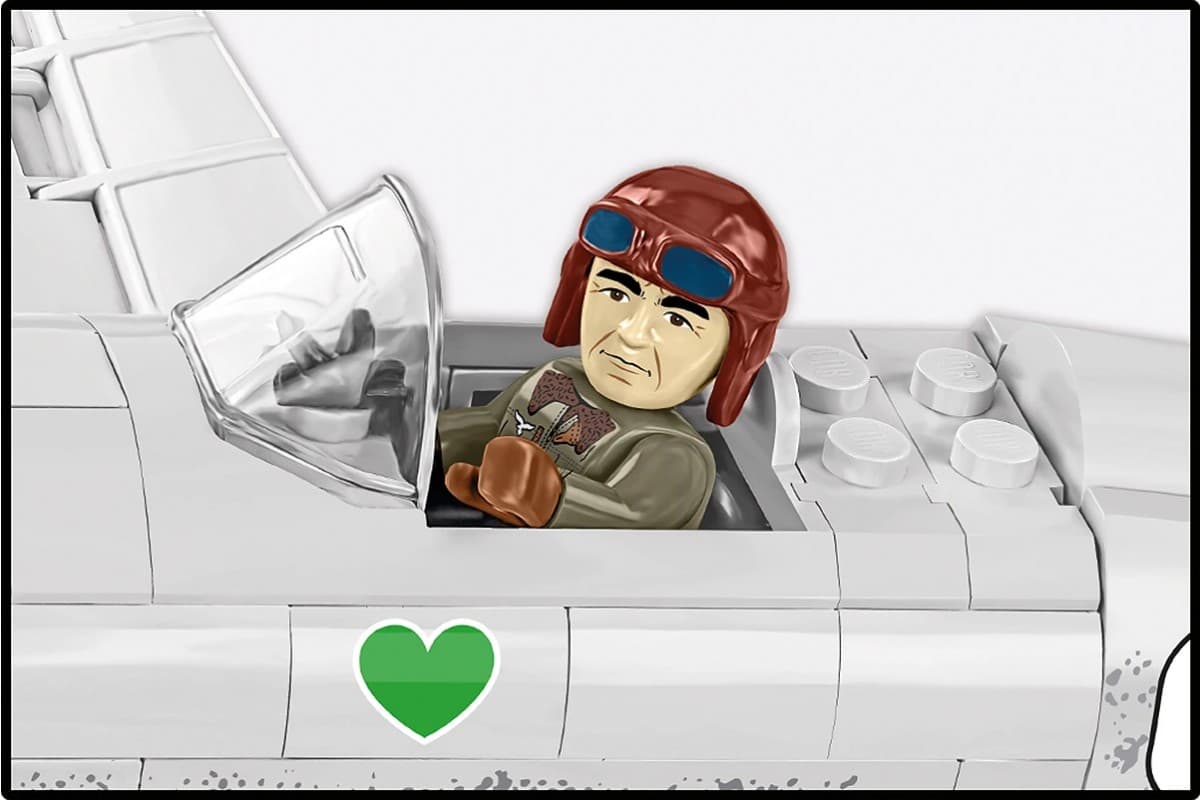 Gradbeni bloki COBI Focke-Wulf FW 190 A-4 (390 kosov) 5