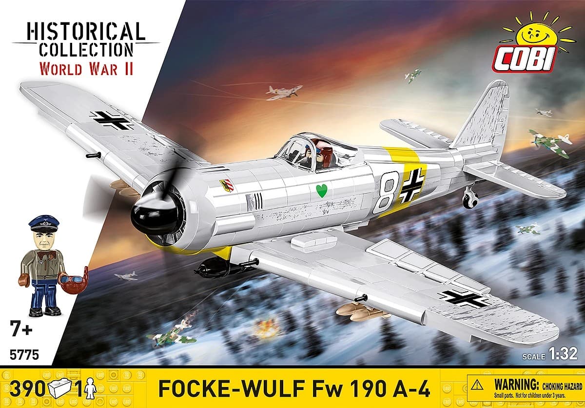 Gradbeni bloki COBI Focke-Wulf FW 190 A-4 (390 kosov) 7