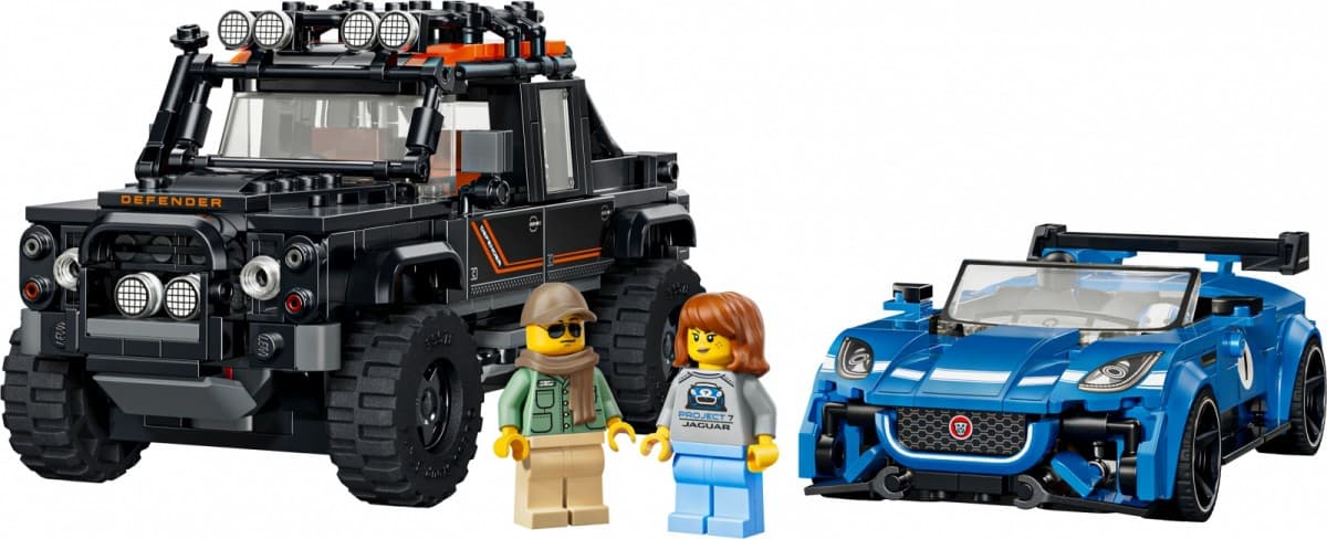 LEGO Speed Champions Jaguar Project 7 in Land Rover Defender (77264) 5
