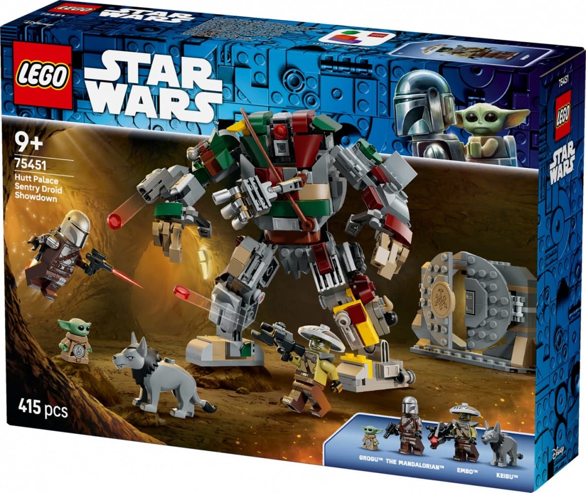 LEGO Star Wars Streljanje z droidom stražarjem v palači Huttov (75451) 2