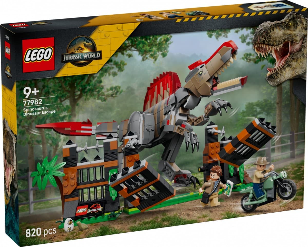 LEGO Jurassic World Pobeg Spinozavra (77982)