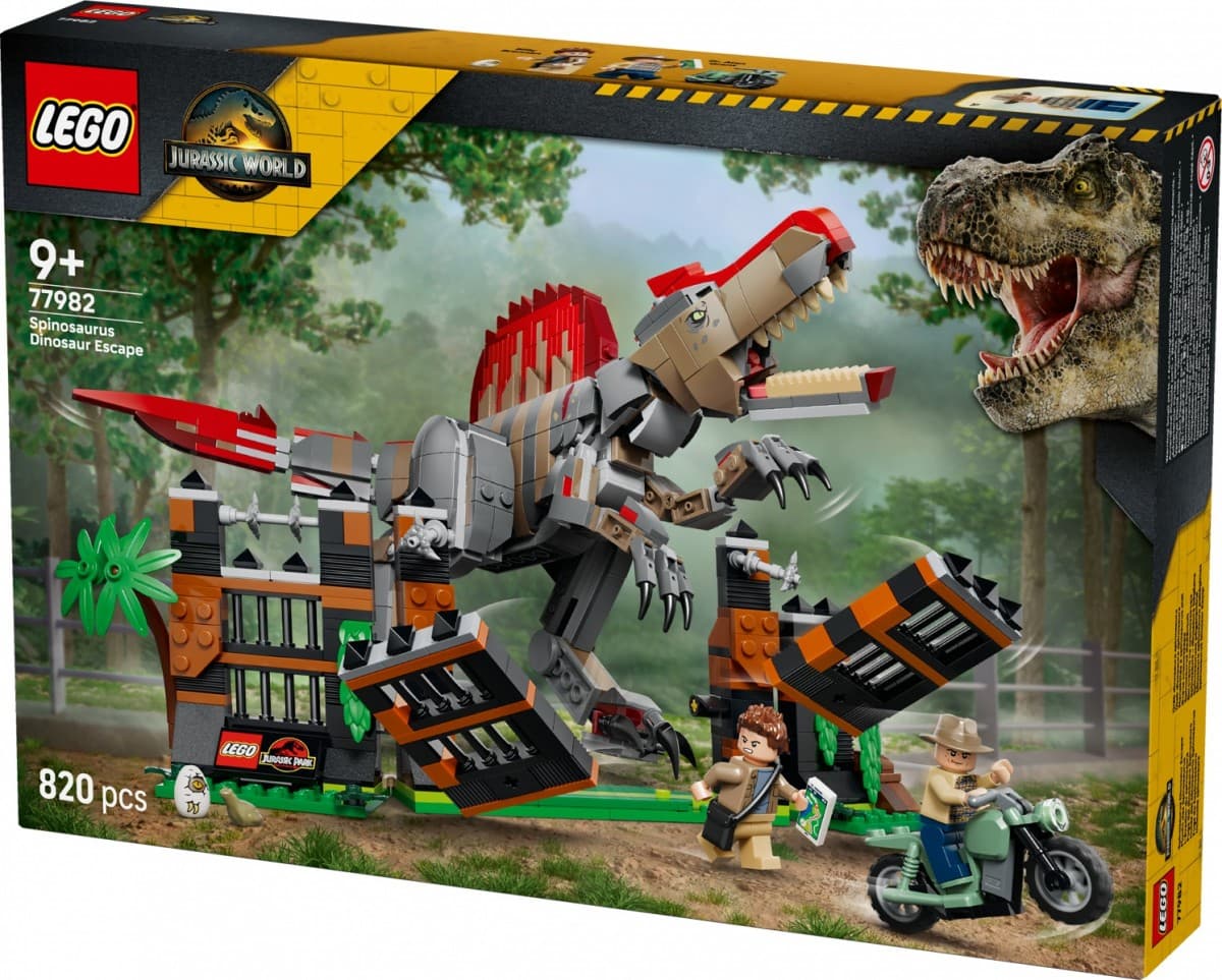 LEGO Jurassic World Pobeg Spinozavra (77982) 2