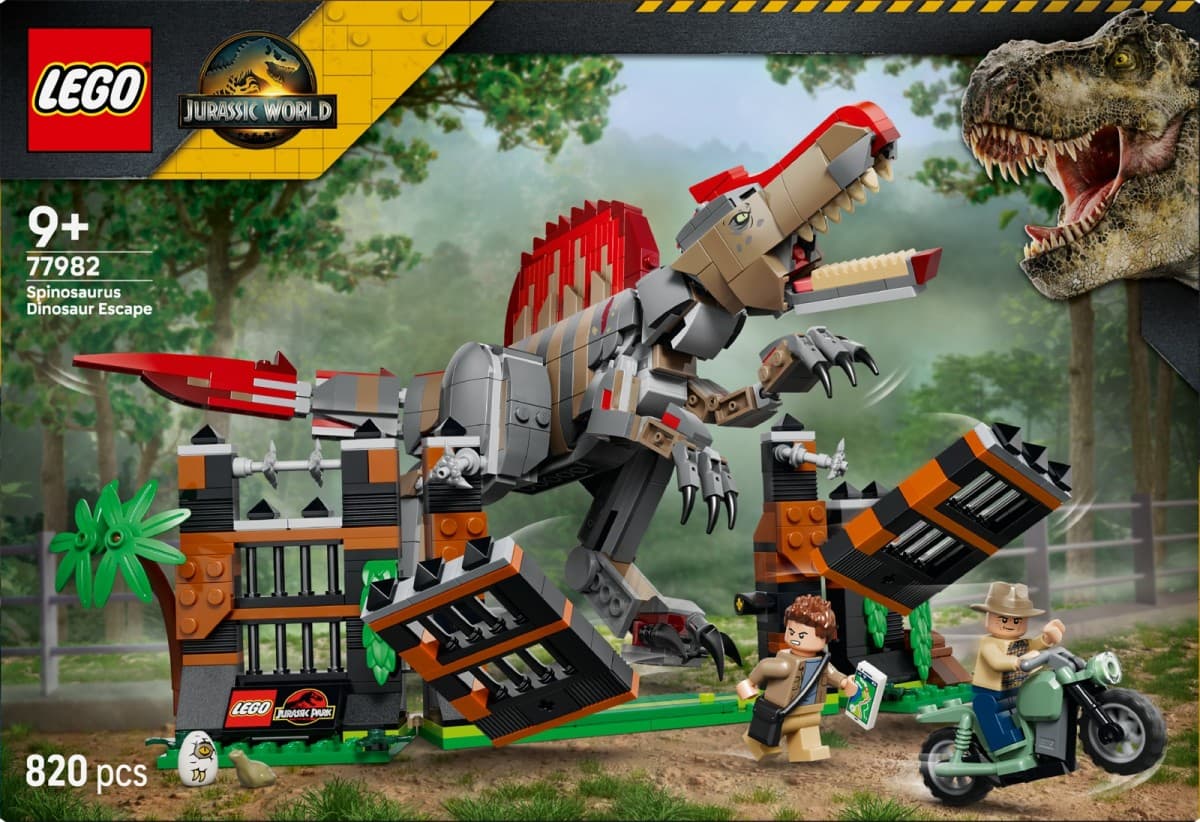 LEGO Jurassic World Pobeg Spinozavra (77982) 3