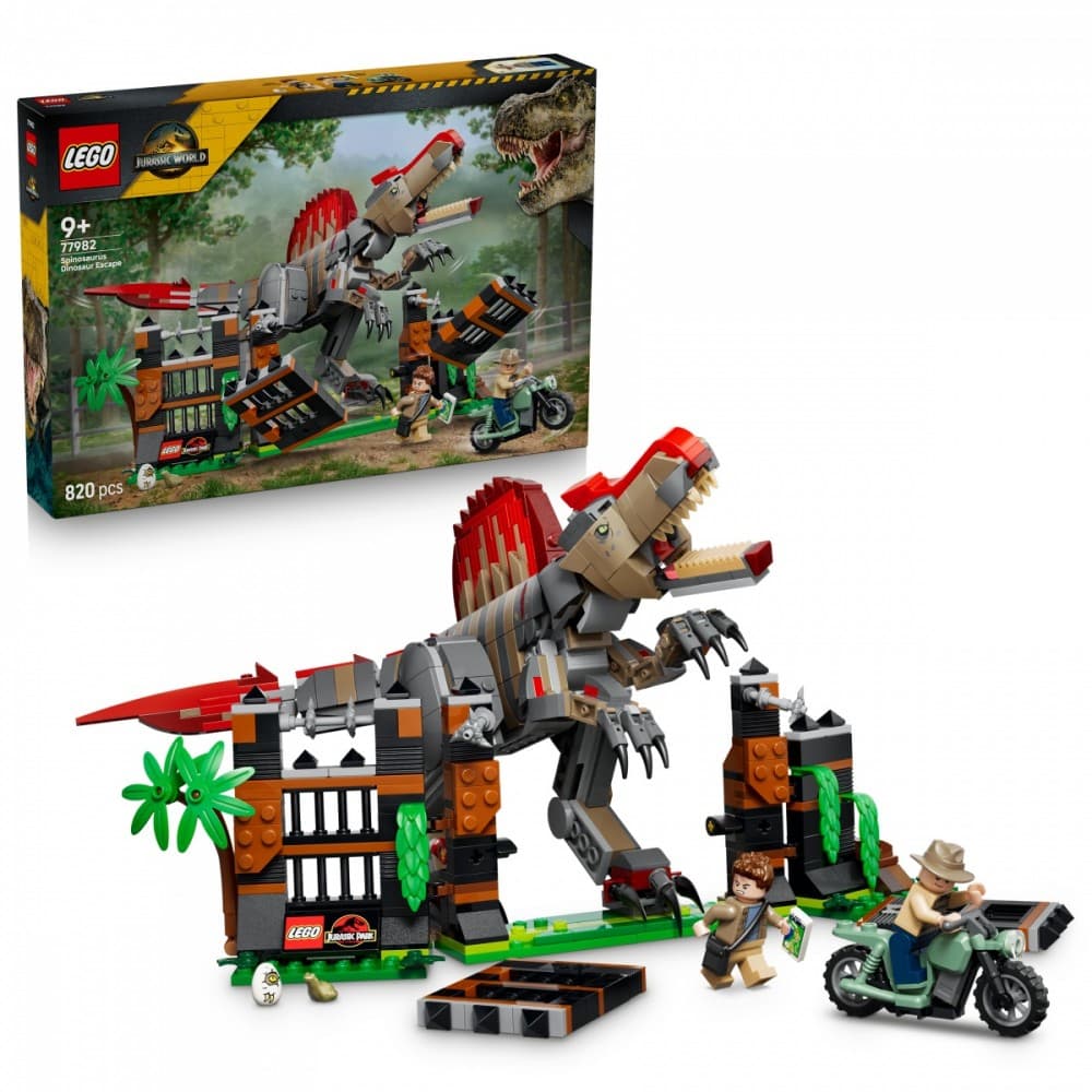 LEGO Jurassic World Pobeg Spinozavra (77982) 4