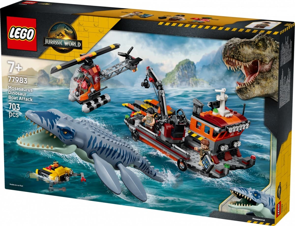 LEGO Jurassic World Napad Mosasavra na čoln (77983) 2