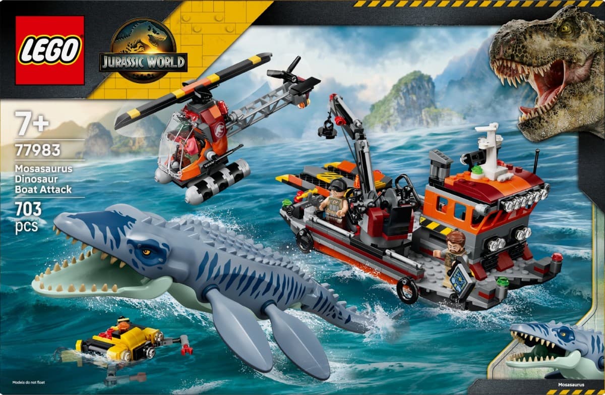 LEGO Jurassic World Napad Mosasavra na čoln (77983) 3