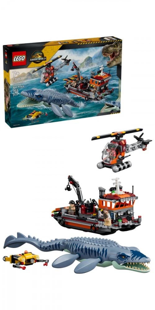 LEGO Jurassic World Napad Mosasavra na čoln (77983) 4