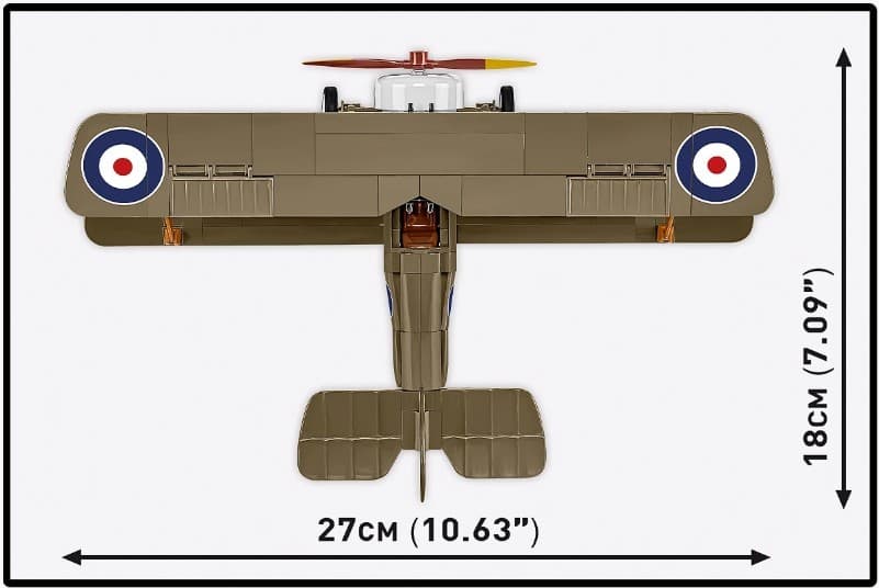 COBI kocke - Sopwith F.1 Camel (1:32) 4