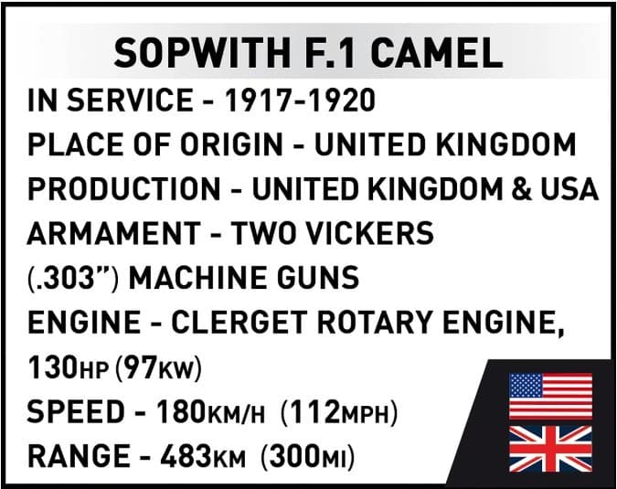 COBI kocke - Sopwith F.1 Camel (1:32) 6