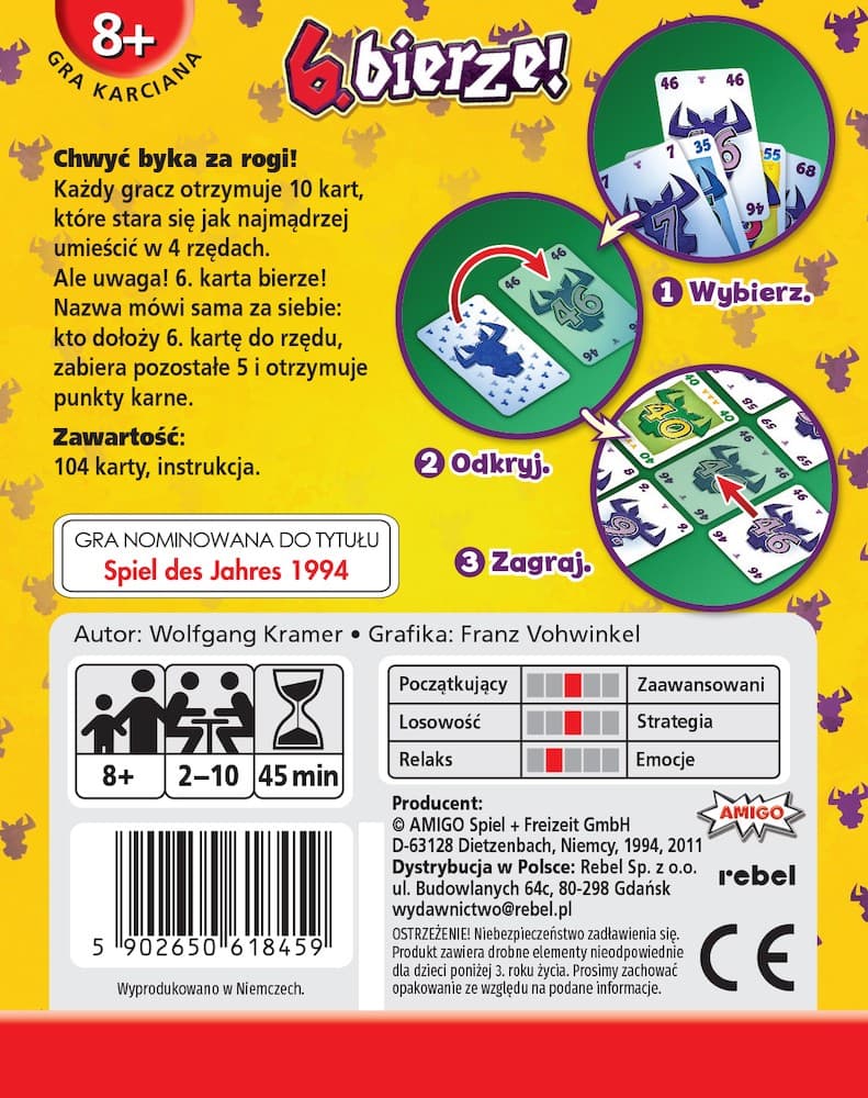 Družabna igra Rebel 6. bierze! 7