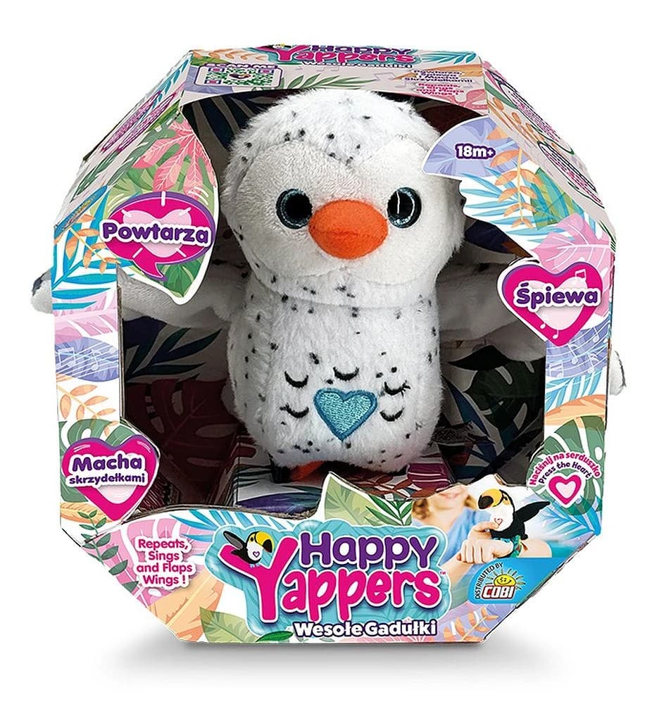 Interaktivna maskota COBI Happy Yappers - Bela sova 5