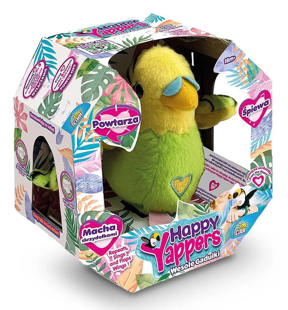 Interaktivna maskota COBI Happy Yappers - Zlata papiga 3