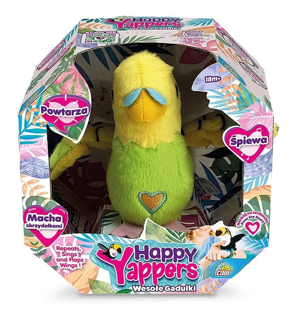 Interaktivna maskota COBI Happy Yappers - Zlata papiga 4