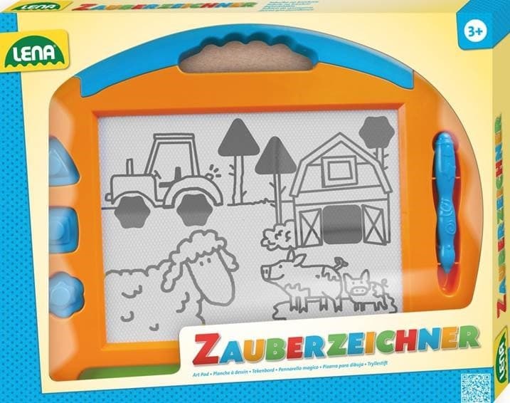 Čarobna tabla LENA 41 cm, z napisom in žigi