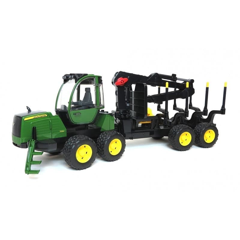 Tovarne vozilo BRUDER John Deere 1210E z vitli in hlodi 7