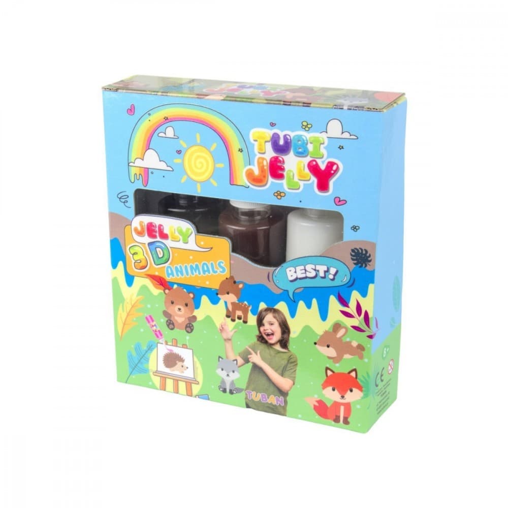 Set Tubi Jelly 3 barve - živali