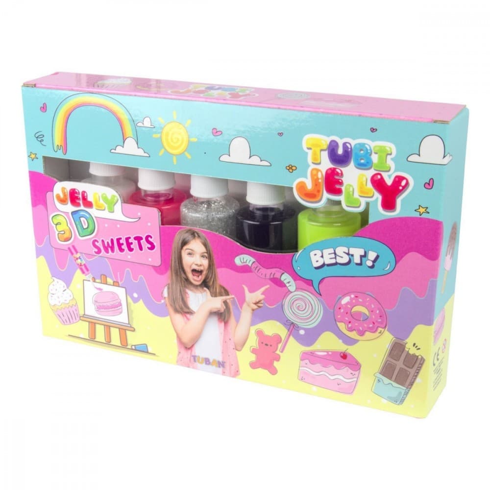 Set Tubi Jelly 6 barv - sladkarije