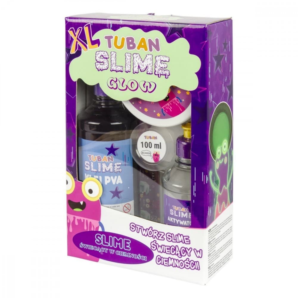 TUBAN Super Slime XL - Sveteči v temi