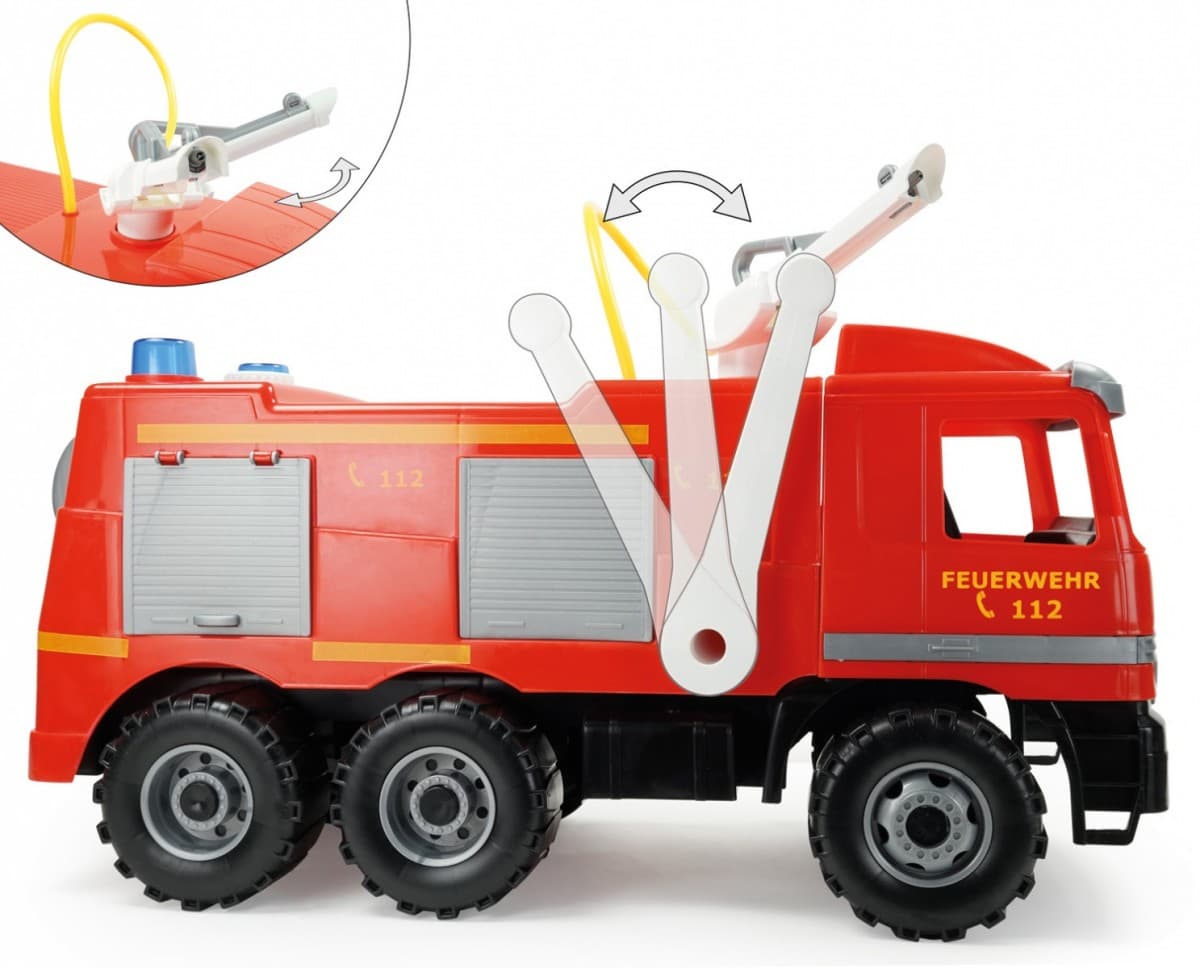 LENA Giga Trucks Gasilnik Actros 63 cm s črpalko 4