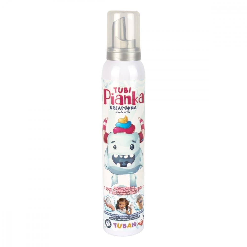 TUBAN Pena za kopanje Tubi, bela, 200 ml
