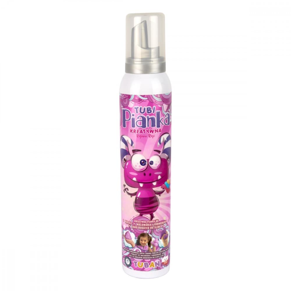 TUBAN Pena za kopanje Tubi, roza, 200 ml