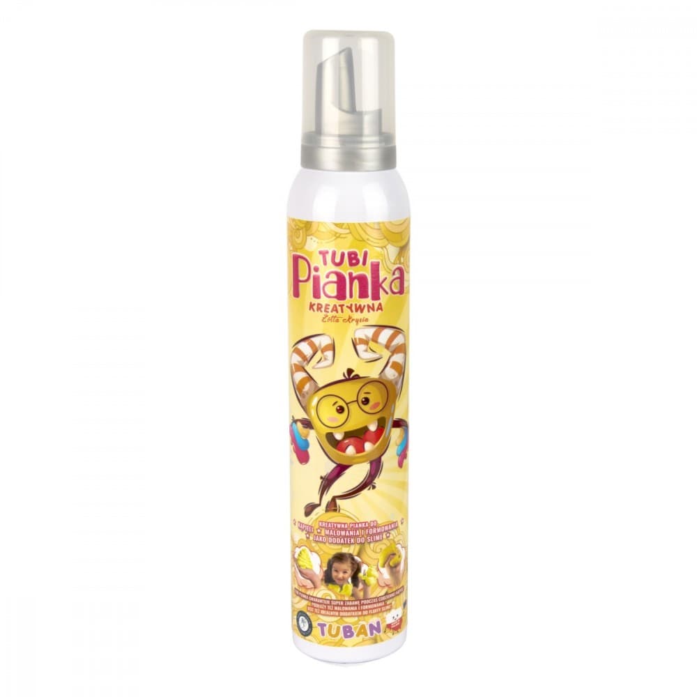 TUBAN Pena za kopanje Tubi, rumena, 200 ml