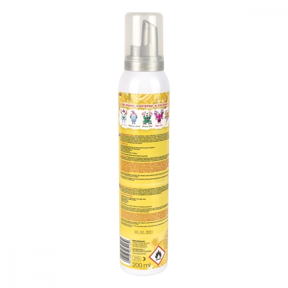 TUBAN Pena za kopanje Tubi, rumena, 200 ml 3