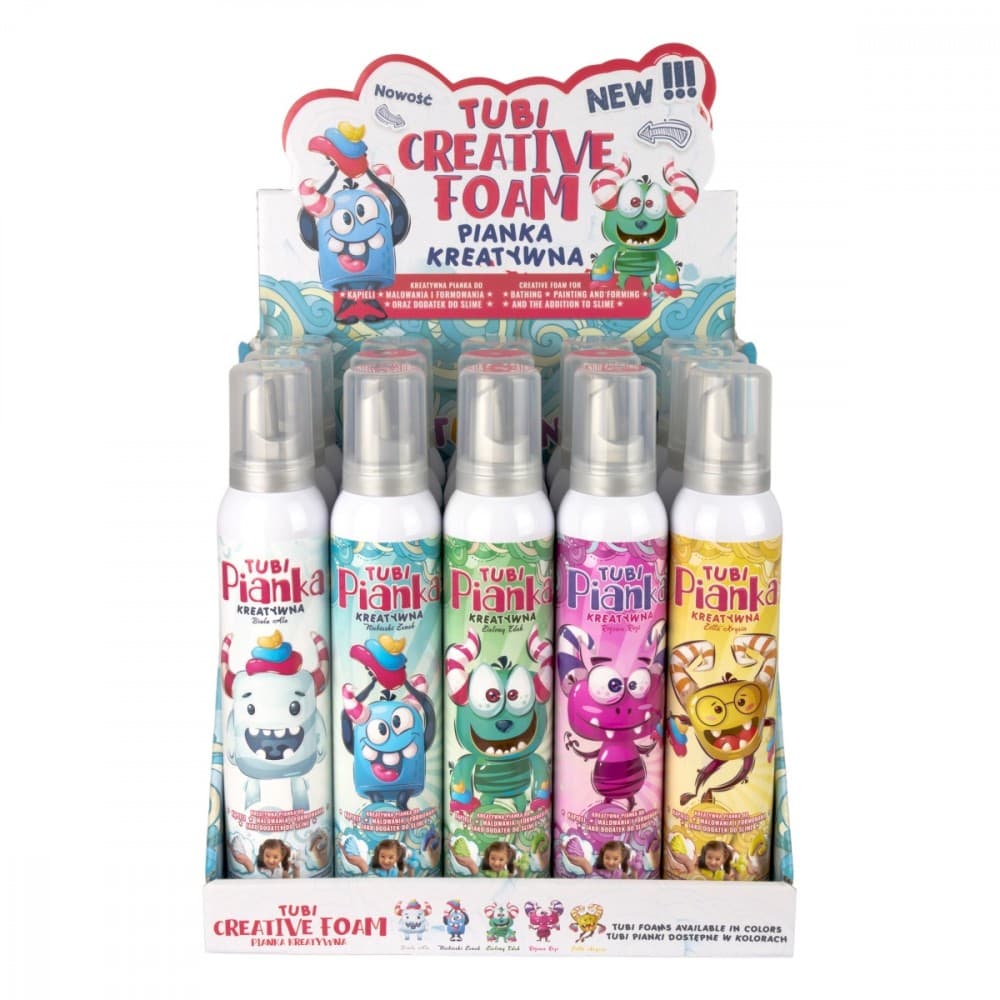 Pena za kopanje TUBAN Mix - 15x 200ml v displayu