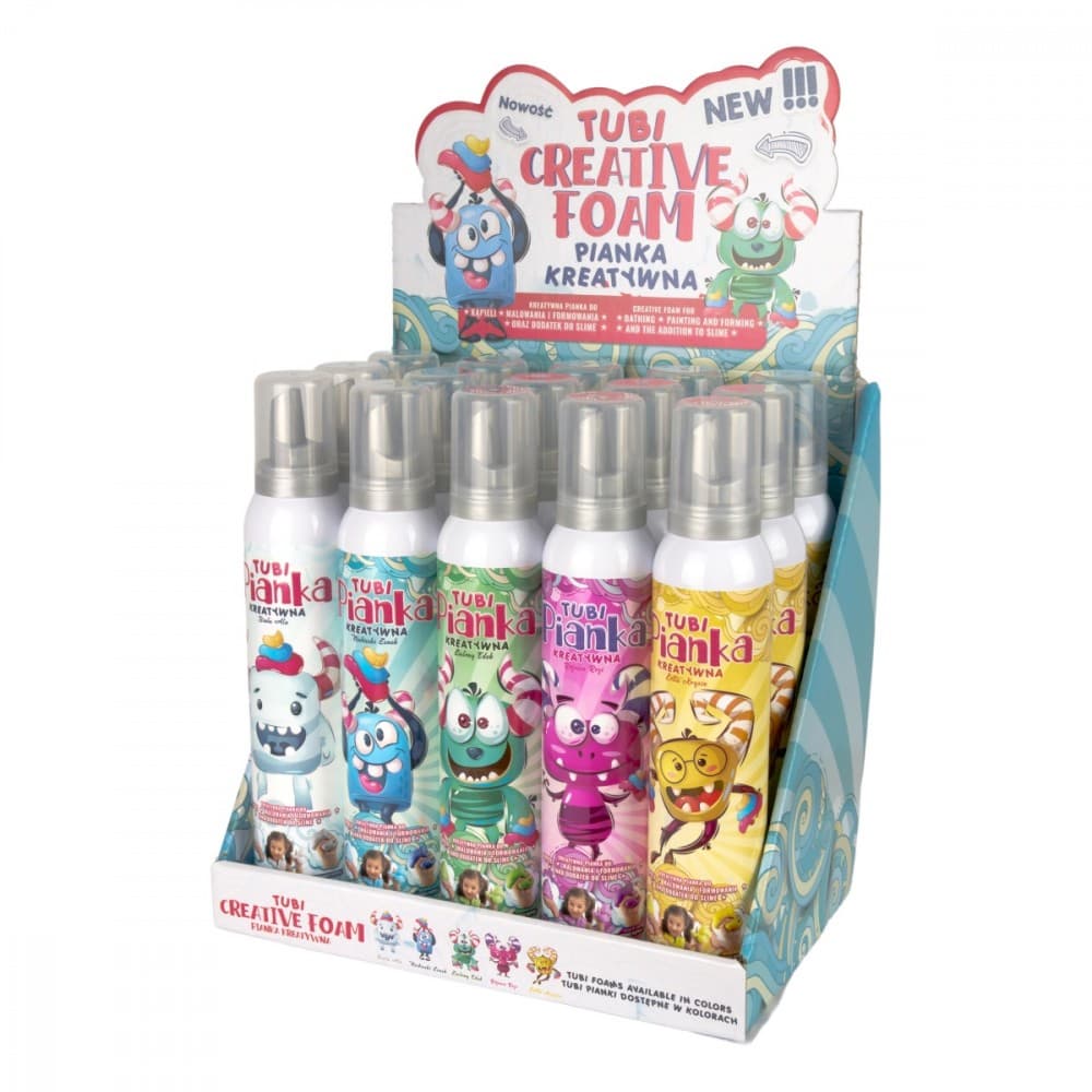 Pena za kopanje TUBAN Mix - 15x 200ml v displayu 6