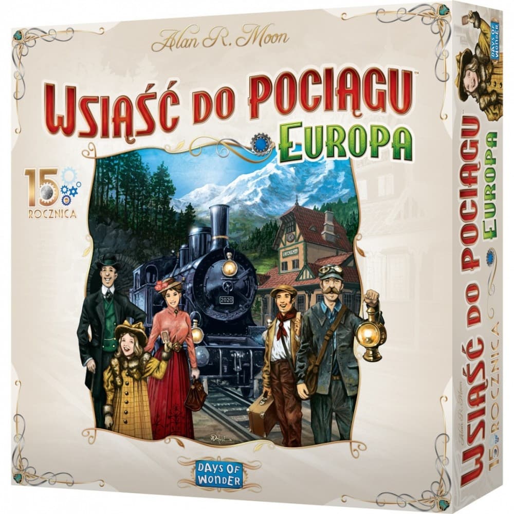 Družabna igra VSIASI POCIAG: EUROPA 15. obletnica