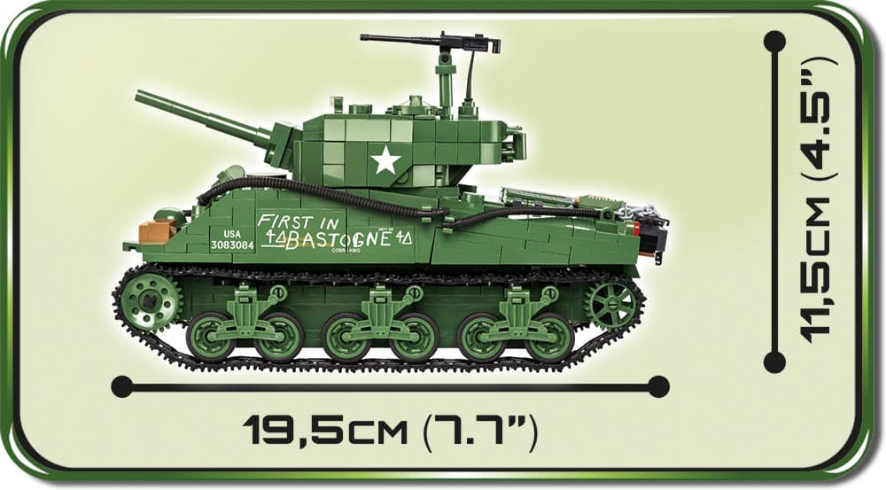 COBI kocke Sherman M4A3E2 Jumbo (720 kosov) 4