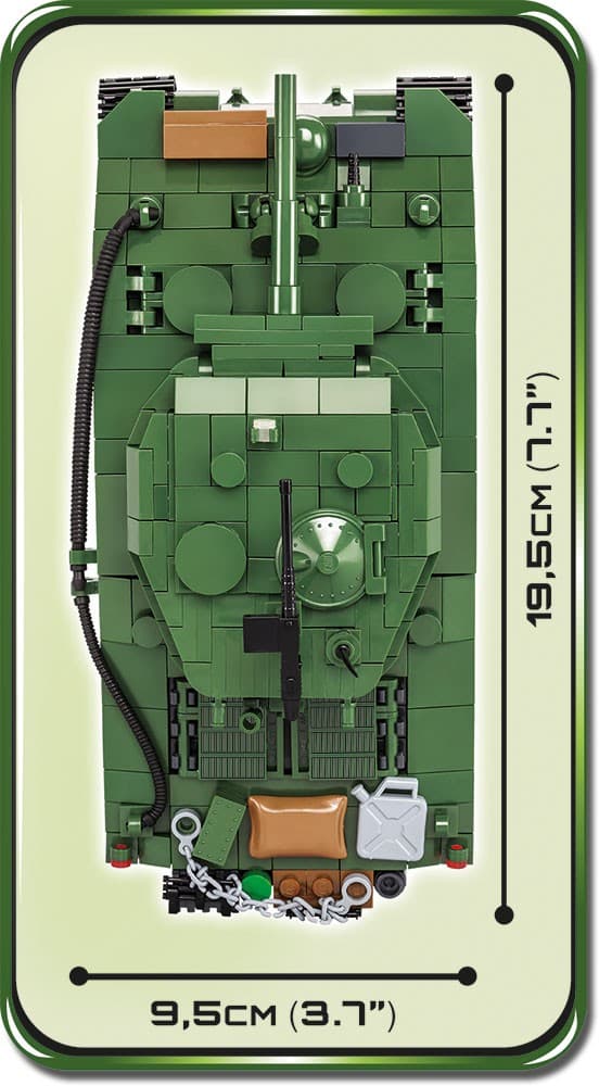 COBI kocke Sherman M4A3E2 Jumbo (720 kosov) 5