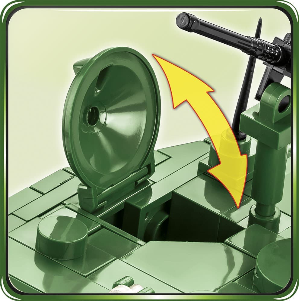 COBI kocke Sherman M4A3E2 Jumbo (720 kosov) 6